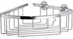 Tesa 40200-00000-00 ALUXX Eckduschkorb Klebstoff Chrom (gl&auml;nzend)