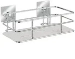 Turbo-Loc&reg; Edelstahl Wandablage Quadro, rostfrei, Befestigen ohne bohren