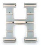 Wandregal "Buchstabe H" f&uuml;r Toniebox