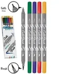 ONLINE Kalligraphie Stifte Calli Brush Double Tip Classic 5 St&uuml;ck