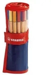 STABILO Fineliner - point 88 - 25er Rollerset - mit 25 verschiedenen Farben