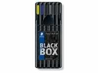 STAEDTLER Fineliner triplus® Black Box 6er Set
