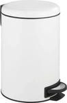 Wenko Treteimer Mod. Leman Easy Close Wei&szlig; 12 L, mit herausnehmbarem Einsatz