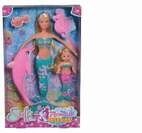 Simba 105733336 - Steffi Love Mermaid Friends, Meerjungfrau mit Freundin, Puppe