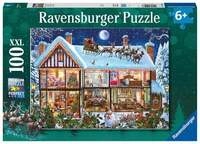 Kinderpuzzle 100 XXL Teile - Weihnachten zu Hause