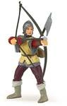 Spielfigur Bogensch&uuml;tze rot 9cm