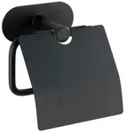 Turbo-Loc&reg; Toilettenpapierhalter mit Deckel Mod. Orea Black M., mit Deckel