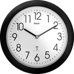 Mebus 52450 Funk Wanduhr 26cm x 26cm x 26cm x 4.5mm Schwarz