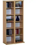 Holz CD DVD Stand Regal Schrank St&auml;nder Milano
