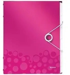 LEITZ Ordnungsmappe WOW 6 F&auml;cher pink DIN A4
