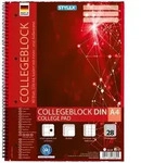 Stylex Collegeblock, Spirale, Lineatur 28, DIN A4, 80 Blatt, kariert