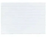 Herlitz Karteikarte A5 liniert wei&szlig; 100er Packung
