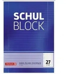 Brunnen Schulblock Notizblock A4 50 Blatt Lineatur 27