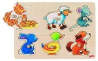 Hintergrundbildpuzzle Mutter und Kind