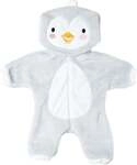 Puppen-Einteiler Baby-Pinguin, Gr. 35-45 cm
