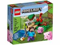 LEGO Minecraft 21177 Der Hinterhalt des Creeper, mit Schweinchen-Figuren, Spielwaren