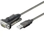 Goobay Seriell Adapterkabel [1x USB-A Stecker - 1x D-SUB-Stecker 9pol.] 95435 1.50m