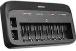 Absina 301003 Schnellladeger&auml;t NiMH, NiCd 9V Block, Micro (AAA), Mignon (AA)