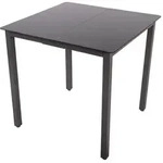 Aluminium Glas Gartentisch Balkontisch 80x80 cm