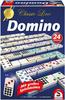 Schmidt Spiele - Classic Line, Domino, mit extra großen Spielfiguren