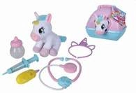 Doktorkoffer mit Pl&uuml;sch Einhorn