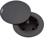 EVOline 159280004100 Einbau-Steckdosenleiste 1fach Schwarz 1St.