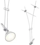 Paulmann Niedervolt-Seilsystem-Leuchte GU5.3 Chrom (matt)