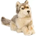WWF Pl&uuml;sch 00357 - Wolf, Europa-Kollektion, Pl&uuml;schtier, 25 cm