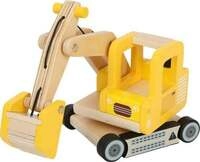 small foot Schaufelbagger gelb 24cm aus Holz