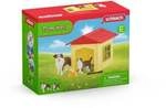 schleich&reg; 42573 - Farm World, Hundeh&uuml;tte mit Australian Shepherd-Welpe, Spielset
