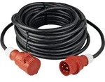 AS Schwabe 60595 Strom Verl&auml;ngerungskabel 16 A Schwarz 5.00 m H07RN-F 5G 1,5 mm2 mit
