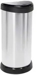Curver DECO Bin 240641 M&uuml;lleimer 40l (B x H x T) 335 x 685 x 285mm Silber, Schwarz
