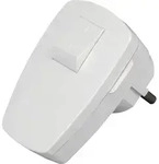 Kopp 170402006 Schutzkontakt-Winkelstecker Kunststoff mit Schalter 230V Wei&szlig; IP20