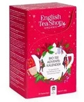 English Tea Shop Elfen Dorf Tee Adventskalender Rot mit 24 verschiedenen BIO Tees