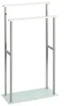Handtuchbutler Mod. Debar Edelstahl, mit 2 Handtuchstangen