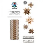 URSUS Dekorationsartikel Fr&ouml;belsterne, Kraftpapier/silber/wei&szlig;/schwarz