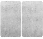 Herdabdeckplatte Universal Mod. Beton, 2er Set, f&uuml;r alle Herdarten geeignet