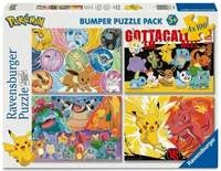 Kinderpuzzle 4x100 Teile - Pok&eacute;mon-Kumpels