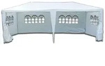 Pavillon Partyzelt Raucherzelt wei&szlig; 3x6m