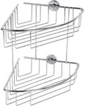 Tesa 40215-00000-00 baath Plus Eckduschkorb Klebstoff Chrom (gl&auml;nzend)