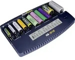 AccuPower IQ312 Rundzellen-Ladeger&auml;t NiCd, NiMH, LiIon 10340, 10350, 10440, 10500,