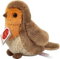 Teddy Hermann 94171 - Rotkehlchen, Pl&uuml;schtier, 15 cm