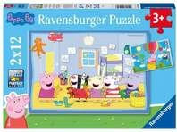 Puzzle Ravensburger Peppas Abenteuer 2 X 12 Teile