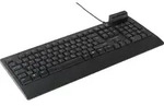 Renkforce RF-CKB-200 USB Tastatur Deutsch, QWERTZ Schwarz Chipkarten-Leser