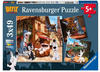 Puzzle Ravensburger Idefix und seine tierischen Freunde 3 X 49 Teile, Spielwaren