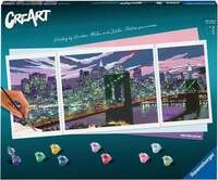 CreArt Premium Triptychon - Skyline von New York