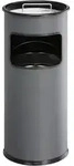 Durable 333058 Papierkorb 17 l Metall (&Oslash; x H) 260 mm x 620 mm Anthrazit Inkl.