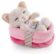 Kuscheltier Sleeping Pets K&auml;tzchen 12cm mit Leopardenmuster