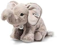 Steiff 065163 - Edie Elefant, sitzend, hellgrau, Pl&uuml;sch, 24 cm
