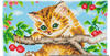 Craft Buddy CAK-A73 - Cherry Kitten, 30x30cm Crystal Art Kit, Diamond Painting